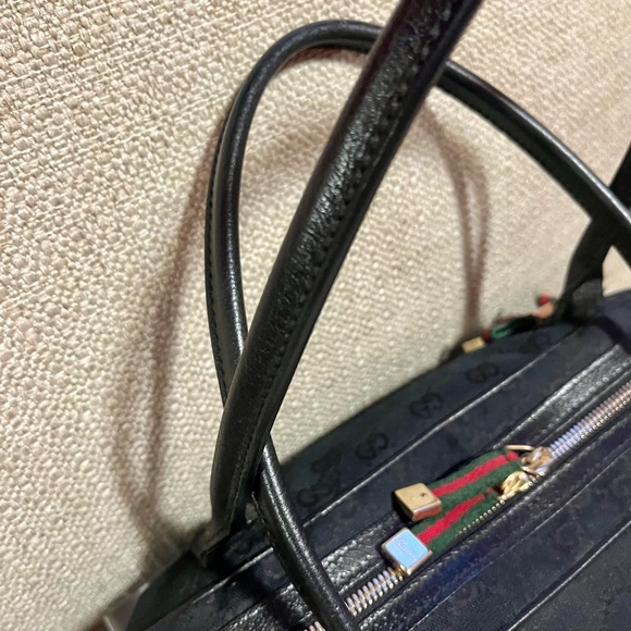 Vintage Gucci black canvas, excellent condition - Picture 13 of 14